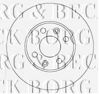BORG & BECK bbd4434 -  Тормозной диск